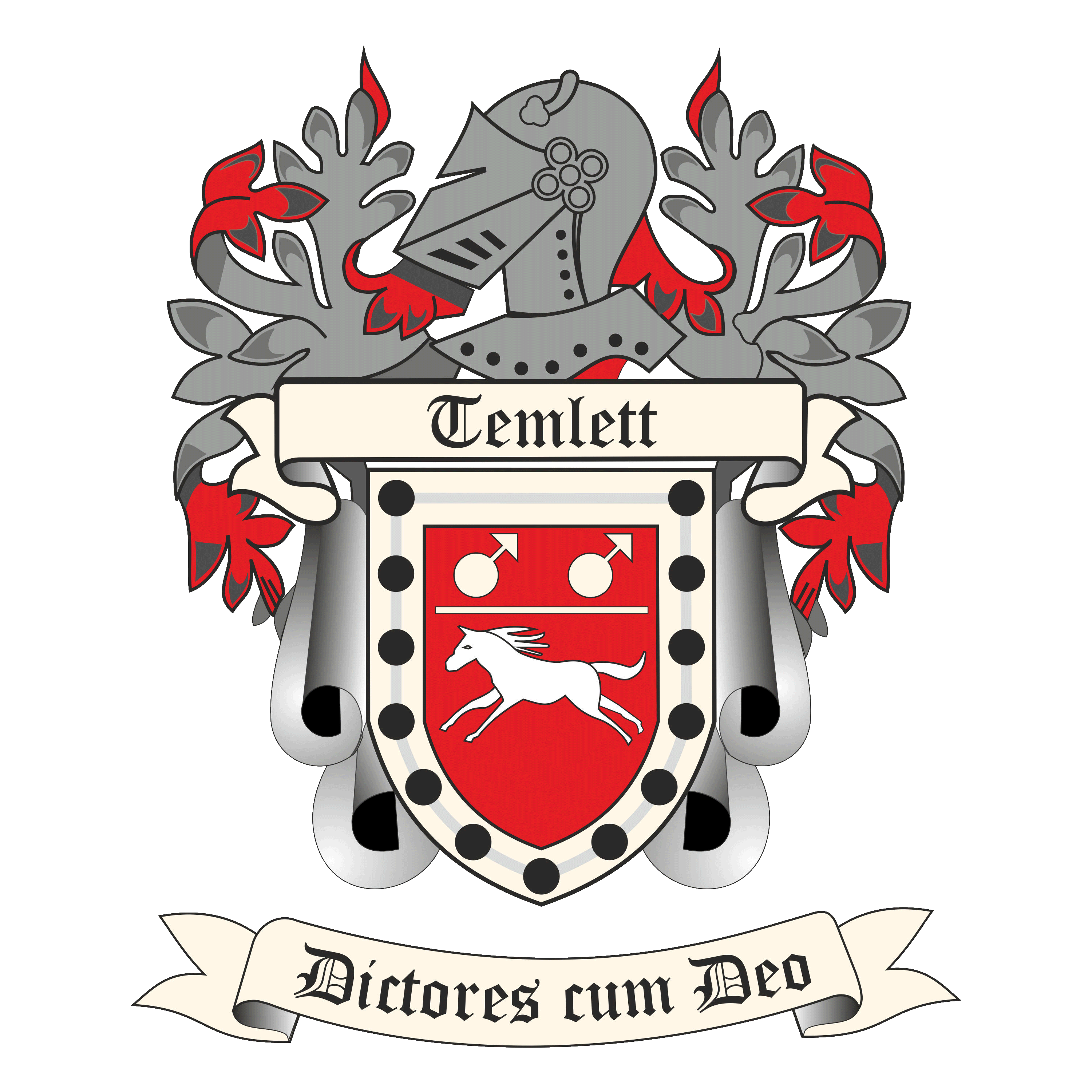 The Temlett Family crest